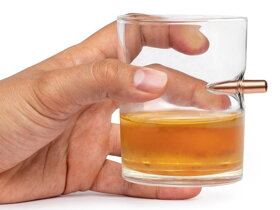 Whiskyglas mit echte Patrone