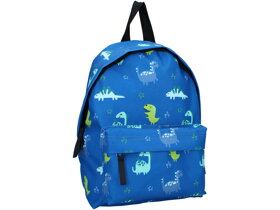 Kinderrucksack mit Dinosauriern blau