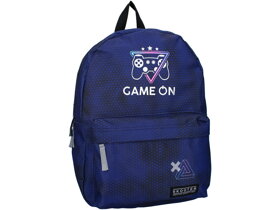 Blauer Rucksack Skooter Game On