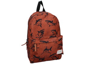 Brauner Rucksack Skooter Sharks