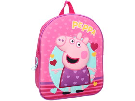 Kinderrucksack Peppa Pig mit Herzen 3D