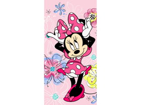 Kinder Strandtuch Minnie Mouse Flowers