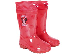 Kinder Gummistiefel Minnie Mouse rot - Größe 26