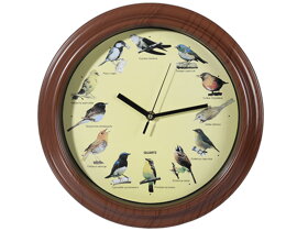 Wanduhr mit Vogelstimmen