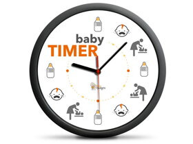 Wanduhr Baby Timer