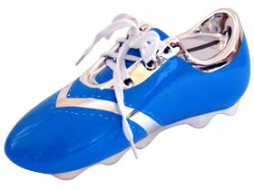 Spardose Fußballschuh blau