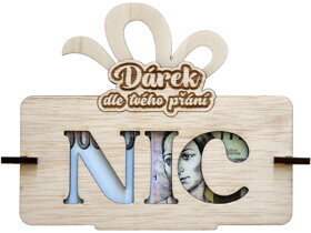 Holzverpackung für Geldgeschenk NIC CZ