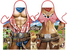 Schürzen Sexy Cowboy und Cowgirl