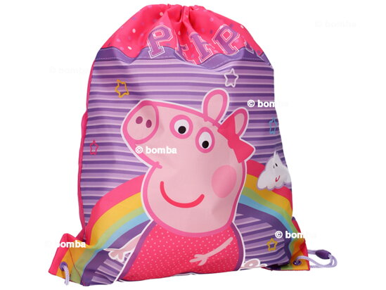 Turnbeutel Peppa Pig Rainbow